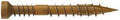 TRIM SCREW T10 TAN NO7X1-1/4IN