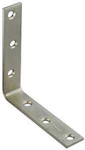 BRACE CORNER STL 5X1IN ZNC    