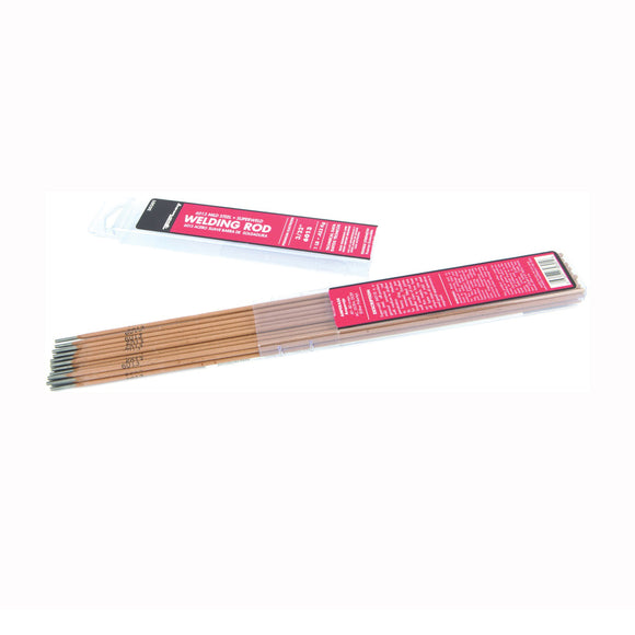 Forney 30301 Stick Electrode, 83000 psi Tensile Strength, Applicable Materials: Mild Steel, 3/32 in Dia, 14 in L
