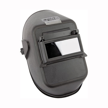 Forney Bandit I Series 55666 Welding Helmet, Ratchet Headgear, Glass, Black, 2 in L Lens, 4-1/4 in W Lens