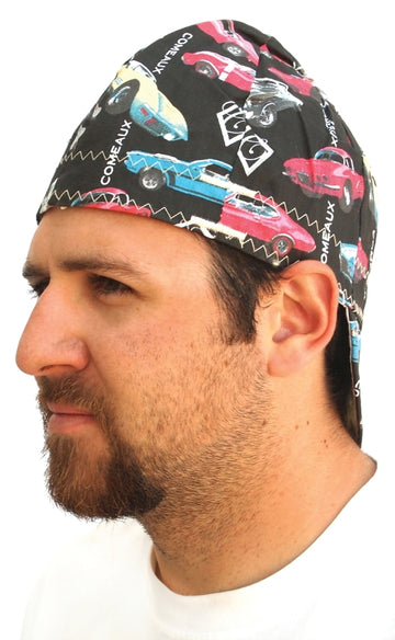 Forney 55820 Reversible Welding Cap, 7-3/4 in OAW, Cotton, Assorted