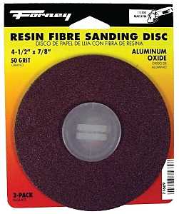 DISC SANDING A/O 50GRIT 4.5IN 