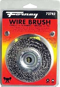 BRUSH WIRE WHEEL CRS 4X.012IN 