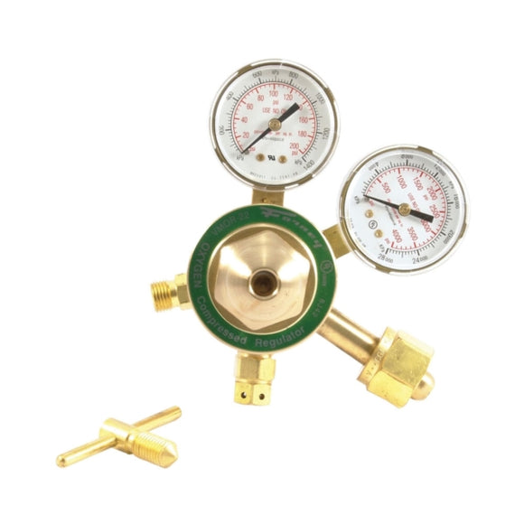 Forney 87090 Oxygen Regulator, 2 in Connection