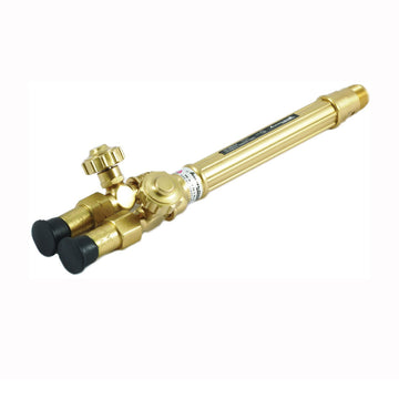 Forney 87093 Torch Handle, Compatible, Medium Duty, Oxy-Acetylene, Tough Extruded Brass