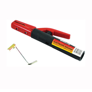 Forney 56200 Medium-Duty Electrode Holder, 3/16 in Max Electrode Size, #2 Cable Connection, 300 A, Insulated, Brass