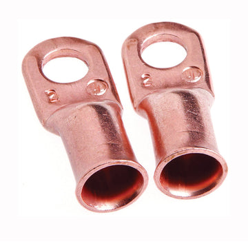Forney 60094 Series Cable Lug, For: #2 Cable, 5/16 in Stud, #2 Wire, Copper