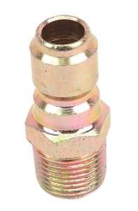 CONNECTOR QCK 3/8IN MNPT PLUG 