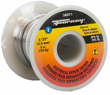 Forney 38071 Solder, 8 oz, Silver, 491 deg F Melting Point