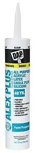 CAULK ACRY W/SILI CLEAR 10.1OZ