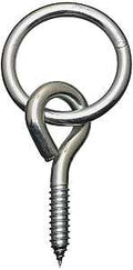 RING HITCH W/SCRW 3/8X3-1/2 ZN