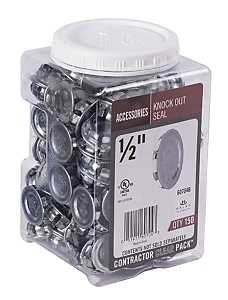 SEAL KNOCKOUT ACC STEEL 1/2IN 