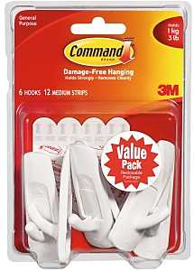 HOOK UTILITY MED W/STRIP VP   