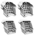BRACKET STAIR WHITE 4PC KIT   