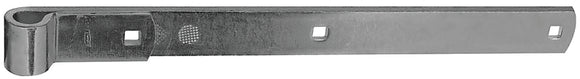 National Hardware N168-336 Strap Hinge, 1/4 in Thick Leaf, 16 in L x 1.52 in W, Steel, Zinc, 200 lb