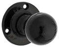KNOB PULL DECO BLACK 2.87IN   