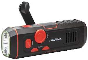 RADIO/FLASHLT/USB CRNK W/PW BK