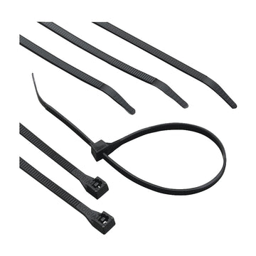 Calterm 73270 Cable Tie, 13/16 in Max Bundle Dia, 6/6 Nylon, Black, 4 in L, 100/BAG