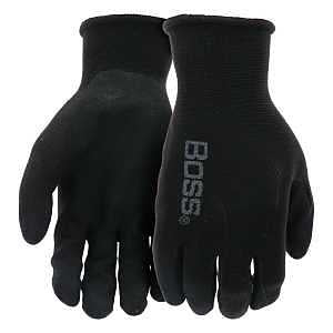 GLOVE NITRILE FOAM BLACK LARGE