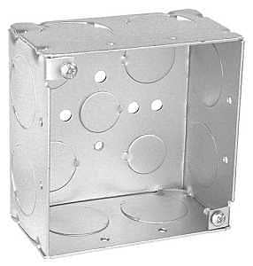 SQUARE BOX WLD 4X2-1/8 1IN KO 