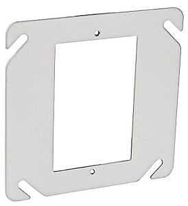 DEVICE RING 1-GANG SQ FLAT 4IN