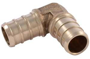 ELBOW BRASS 1/2PEX            