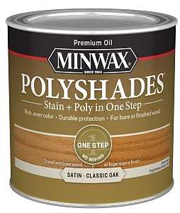 STAIN FINISH WD CLSC OAK 1/2PT