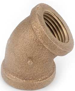 ELBOW BRASS 45 DEG FPT 3/8    