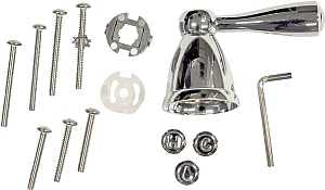 FAUCET HANDLE LEVER CHROME    