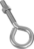 EYE BOLT W/NUT 3/8X4IN SS     