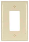 WALL PLATE 1GANG DECR STD IVRY