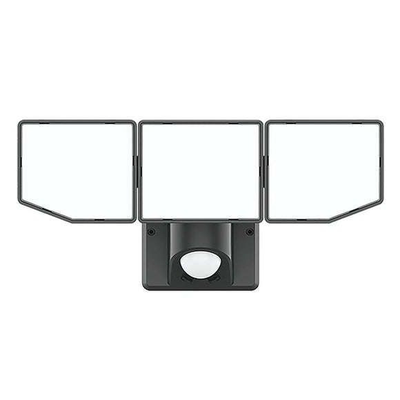 BELL LINK CL-SLM4KACBZ-3H 3-Head Security Light, 120 V, 35 W, LED Lamp, Daylight/Warm White, 4000 Lumens, Bronze Fixture