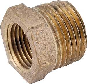BUSHING HEX RED BRS 1/2 X 3/8 