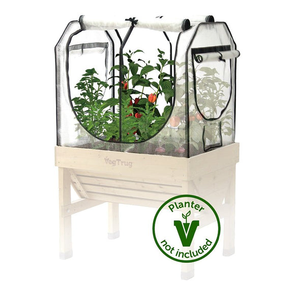 VegTrug Classic SGKIT1236 Greenhouse Frame and Multi-Cover Set, Steel Frame/Polyethylene Cover, Clear