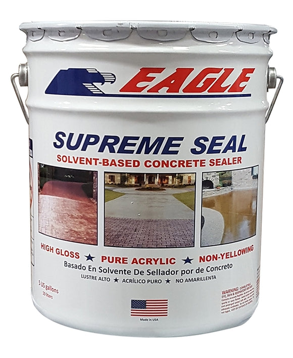 Eagle EU5 Concrete Sealer, Clear, Liquid, 5 gal Pail