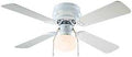 FAN CEIL 42IN W/7IN LT KIT WHT