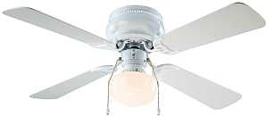 FAN CEIL 42IN W/7IN LT KIT WHT