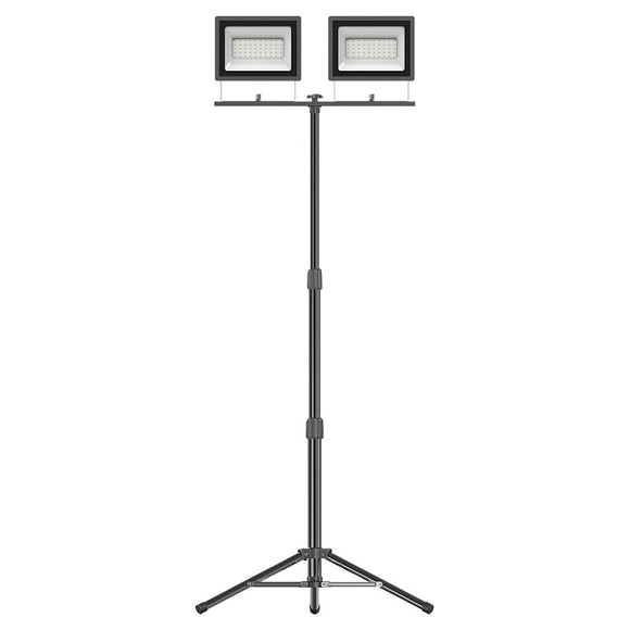 BELL LINK CL-TWL20K Work Light with Tripod, 120 V, 170 W, 2-Lamp, LED Lamp, 20,000 Lumens
