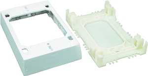 1IN WHITE STARTER/OUTLET BOX  