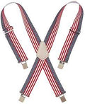 SUSPENDER WEB HVY DTY USA FLAG