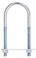 BOLT U STEEL 5/16X2X4-5/8 ZINC