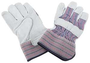 GLOVE WORK MEN SPLIT LTHR PALM