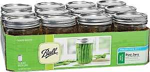 JAR CANNING MASON WIDE 1 PINT 