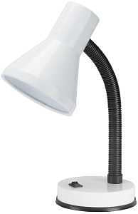 LAMP DESK FLEX METAL A19 WHITE