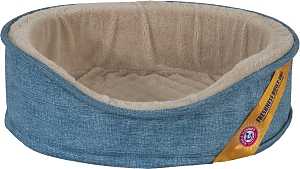 BED DOG 22X18IN LOUNGR RED/BLK