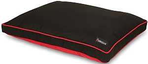 BED DOG 29X40 GUSSETED RED/BLK