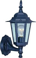 FIXTURE PORCH WLMT 1LT BLACK  