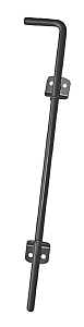 BOLT CANE GALV STEEL BLK 18IN 
