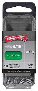 RIVET WASHER ALUM 30PK 3/16IN 
