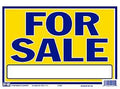 SIGN PLASTIC FOR SALE 9INX13IN
